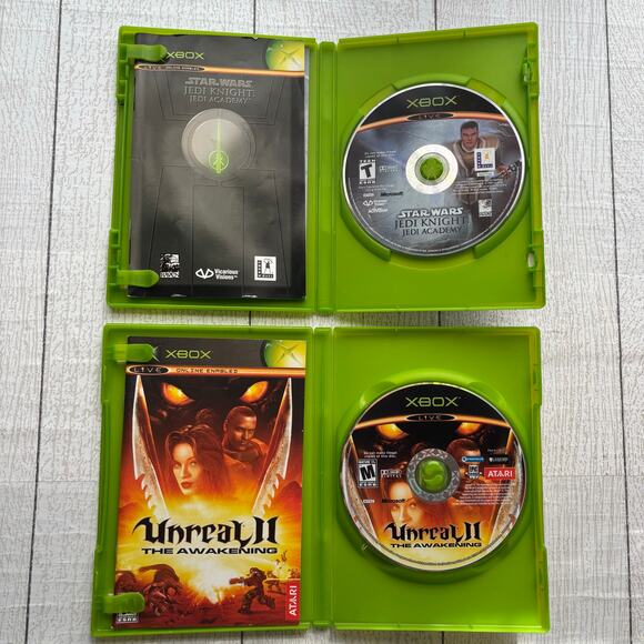 XBox Games Bundle Star Wars Jedi Knight: Jedi Academy & Unreal II: The Awakening - Picture 3 of 4